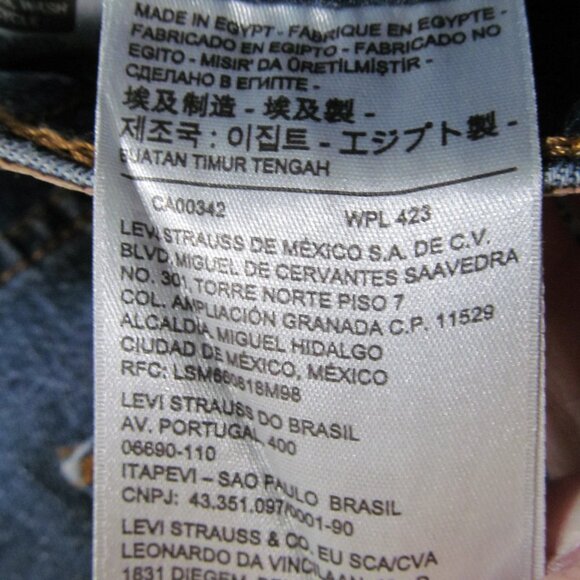 Levi's 505 Men's Jeans 34x30.5 Medium Wash Amazing Cond ~ Dry Cleaned & Pressed! - Picture 14 of 16